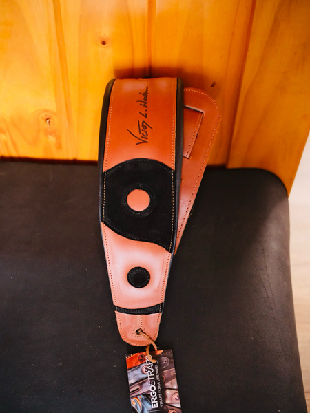 Victor Wooten Signature Series Leather Bass Strap by Ergo